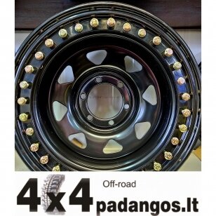 „Beadlock Black“ R16  6x139,7   8.0col.   ET-30  CB:110.0