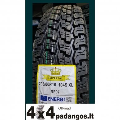 IMPERIAL 205/80R16 104S RF07 XL