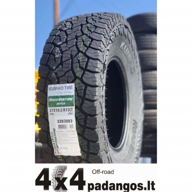 KUMHO 245/75R17 121/118S ROAD VENTURE AT52 3PMSF 2