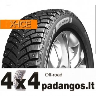 Michelin 195/60R15 92T X-ICE NORTH 4 XL studded 3PMSF