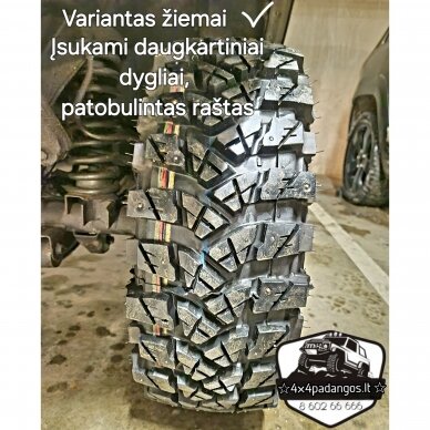 Trepador rašto  M/T 245/70R16 2