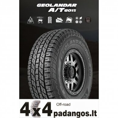 YOKOHAMA 215/65R17 103H GEOLANDAR A/T G015 XL RPB 3PMSF 3